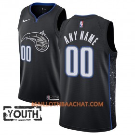 Maillot NBA Orlando Magic Personnalisable 2018-19 Nike City Edition Noir Swingman - Enfant